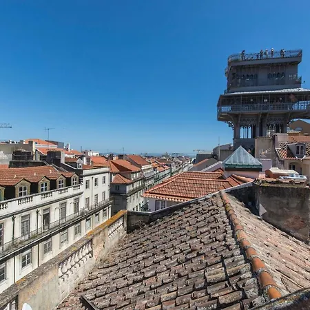 Santa Justa Elevator Apartment Lissabon